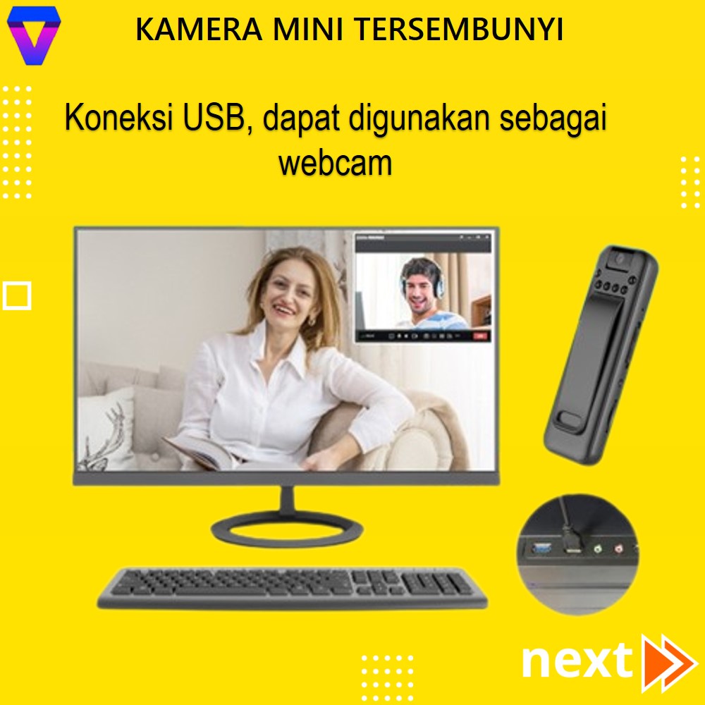 KAMERA MINI TERSEMBUNYI TANPA KABEL CAMERA MINI PENGINTAI CCTV KECIL TERSEMBUNYI SPY CAM HIDDEN CAM JS165 JS165