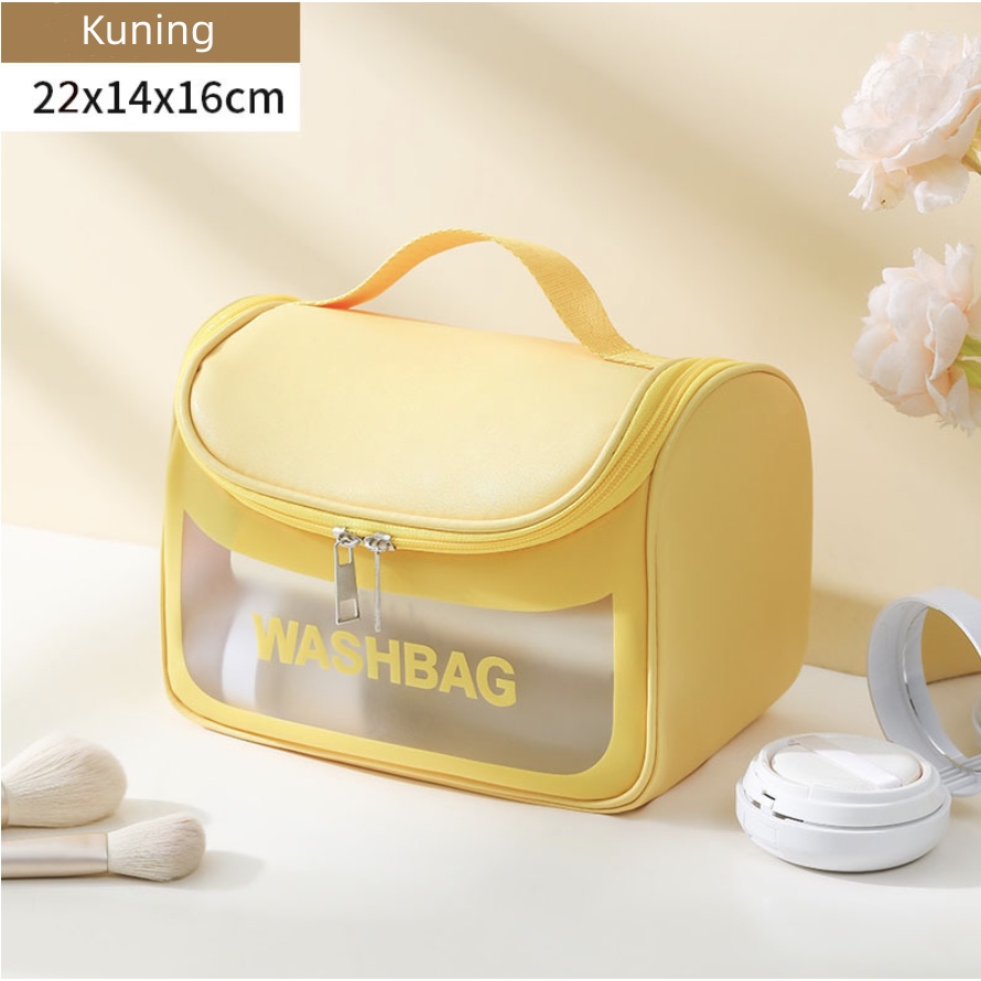 Simple Pouch Transparant make up pouch lucu pouch Traveling / Travel Cosmetic Multi Pouch
