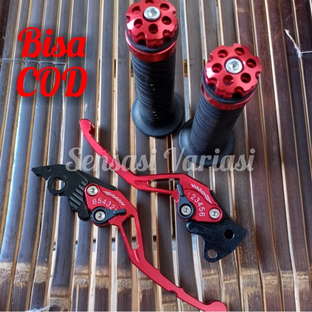HANDLE REM SATU SET VARIO 150 VARIO 125 BEAT ESP BEAT POP BEAT STREET CBS HARGA SEPASANG GRIP HANDGR