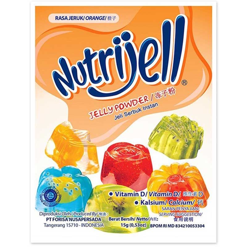 

Nutrijell Jelly Powder Orange 15g
