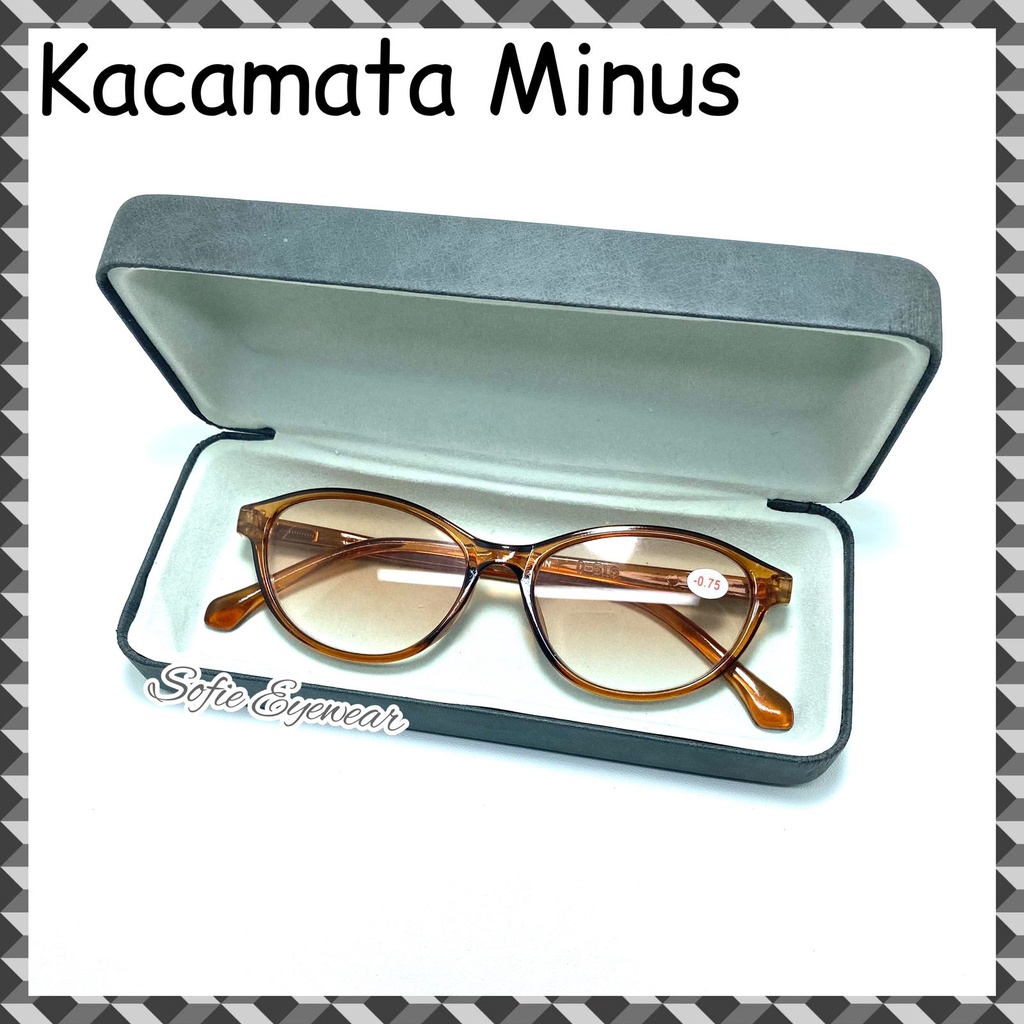 KACAMATA MINUS - Kacamata Fashion Lensa Minus CAT EYES Wanita Rabun Jauh MWP SERIES