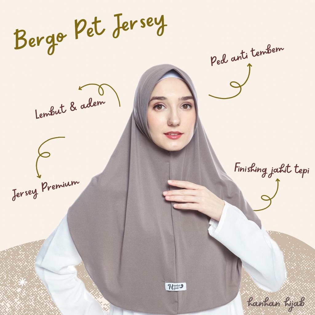 Hani Instan Ped Oval (Hijab Instan Jersey Premium)