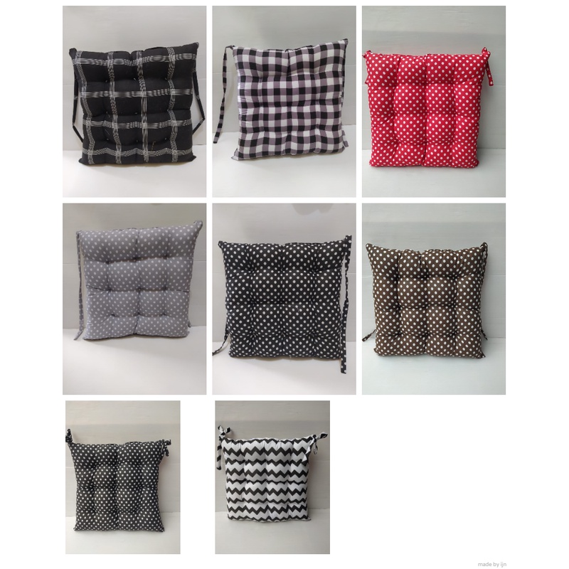 Bantal Alas Kursi HANDMADE / Bantal Kursi Duduk Sofa Jok Mobil Industrial Empuk Senderan Kursi COD