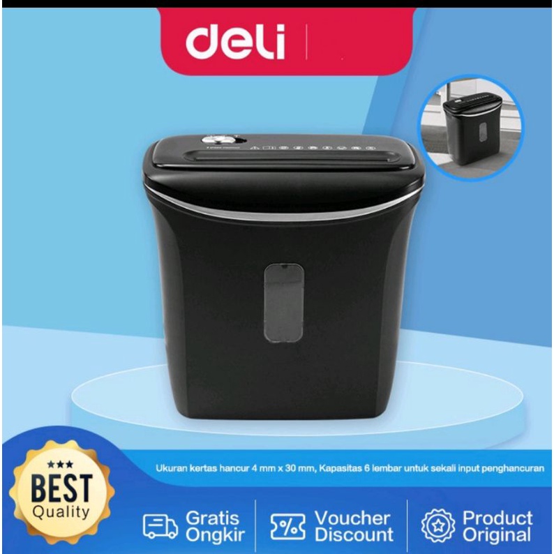 Preloved Deli Paper Shredder - Mesin Penghancur Kertas, Kartu Kredit, Staples'