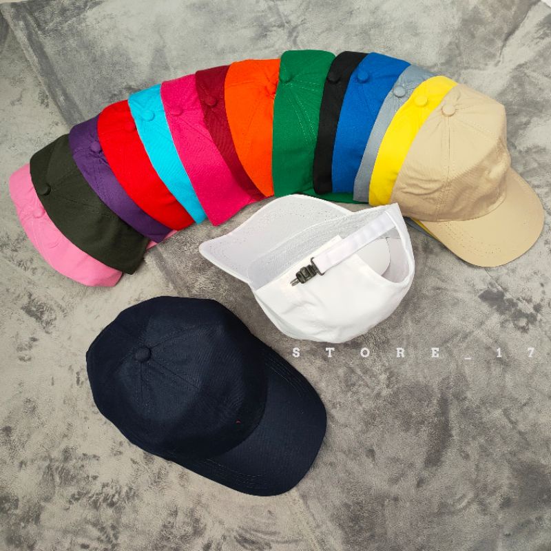 topi NAVY polos topi polos biru Dongker pria wanita anak dan dewasa