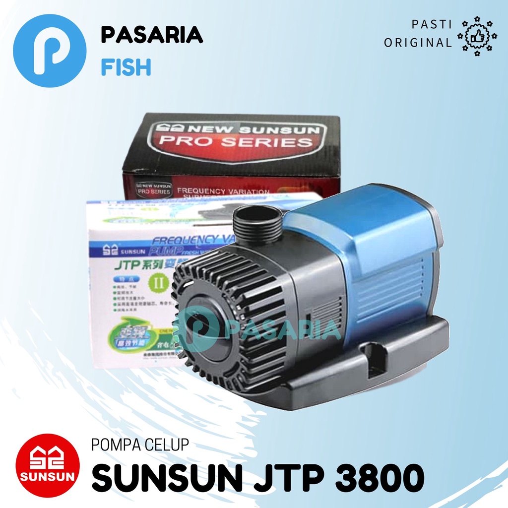 SUNSUN JTP 3800 / JTP3800 Pompa Celup Kolam/Aquarium Hemat/Rendah Daya