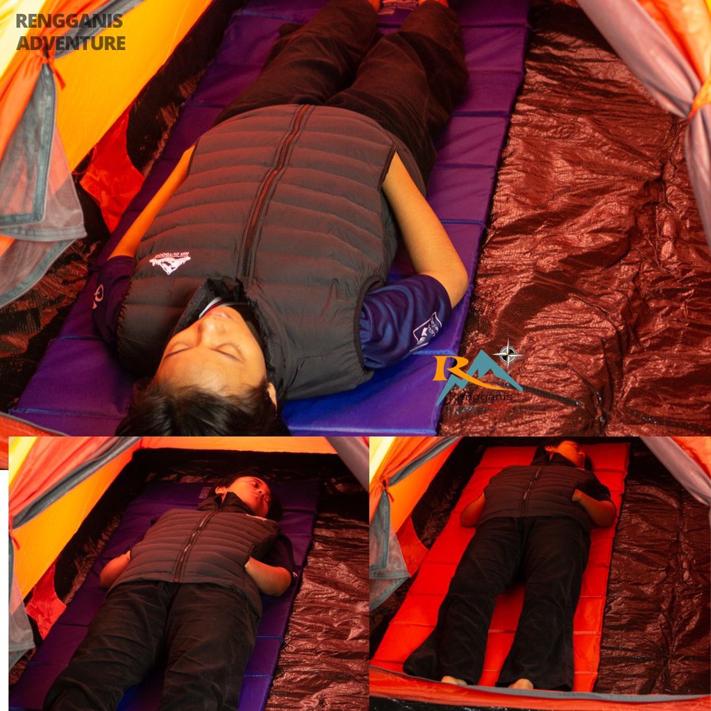 Matras Lipat KASUR Camping 3 Layer Tikar Alas Tidur Camping Kemah Gunung