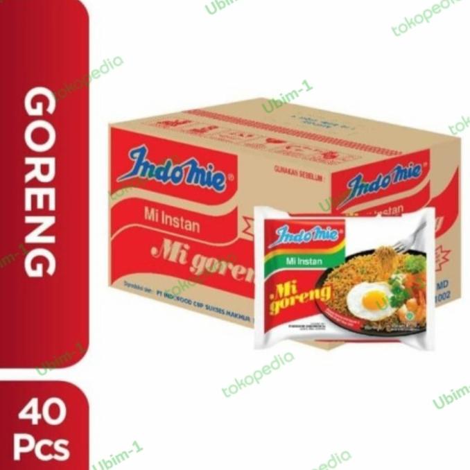 

Indomie goreng 85gr 1dus