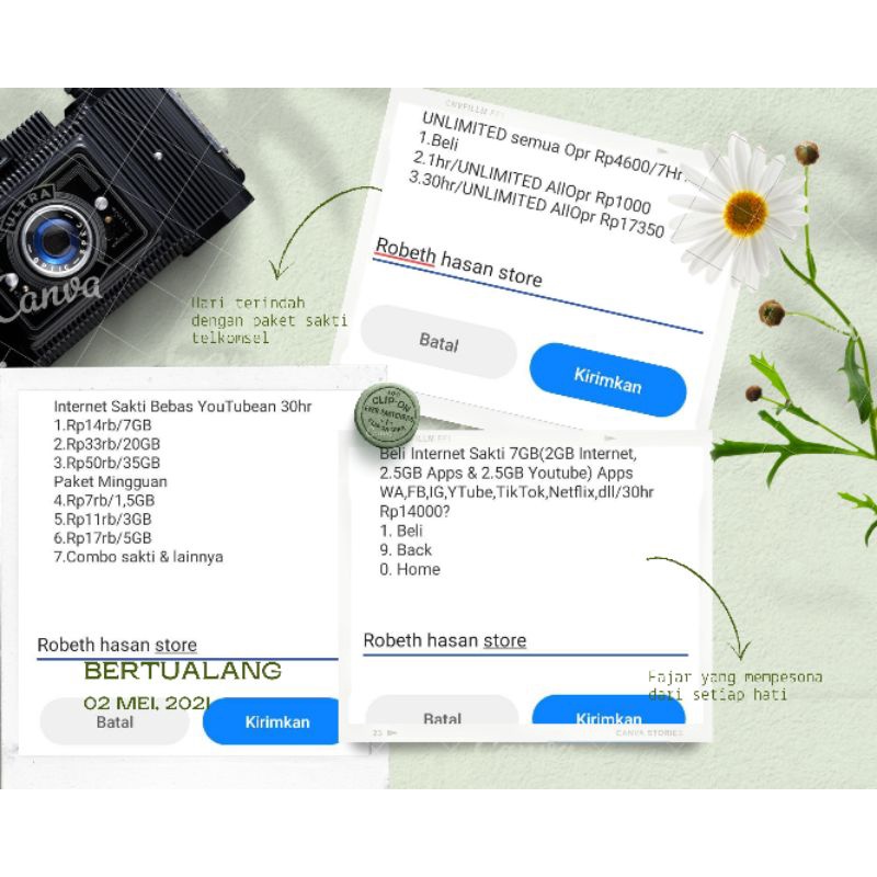 kartu double sakti Telkomsel bebas YouTube dan unlimited nelfon