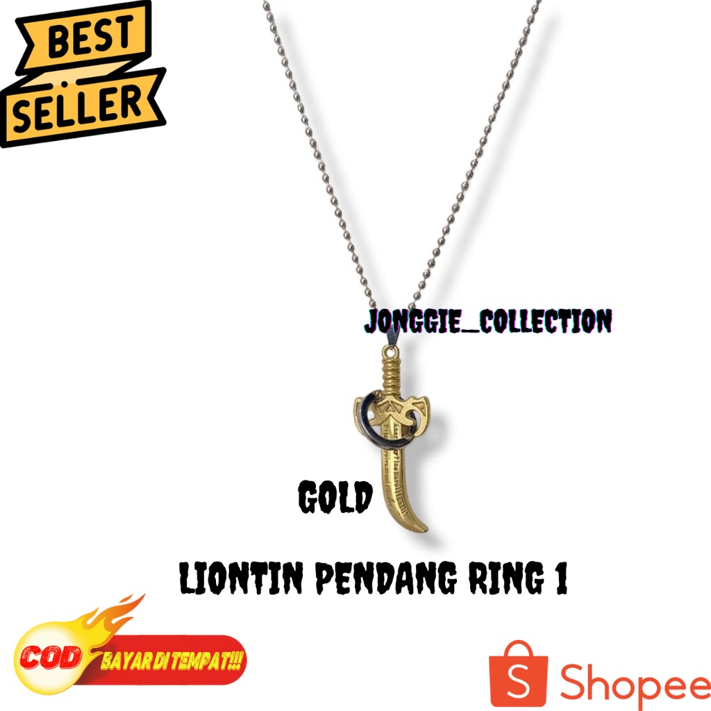 NEW Kalung biji lada Liontin Pendang Ring 1 Kalung Pria Termurah Bisa COD