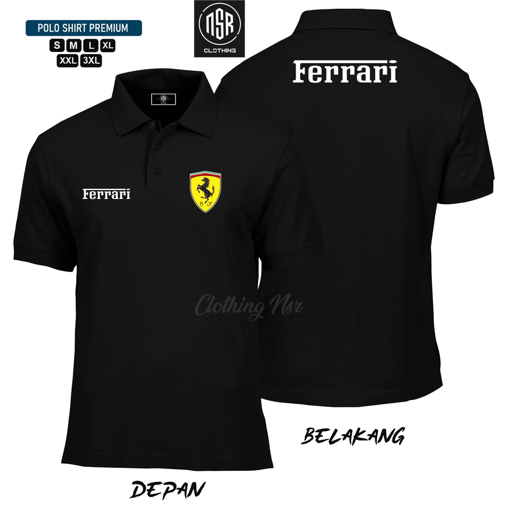 POLO SHIRT FERRAR/BAJU FERRARI