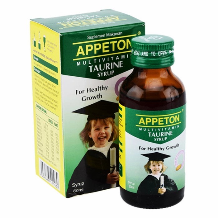 Appeton Taurine Syrup 60ml vitamin kecerdasan otak anak - taurine