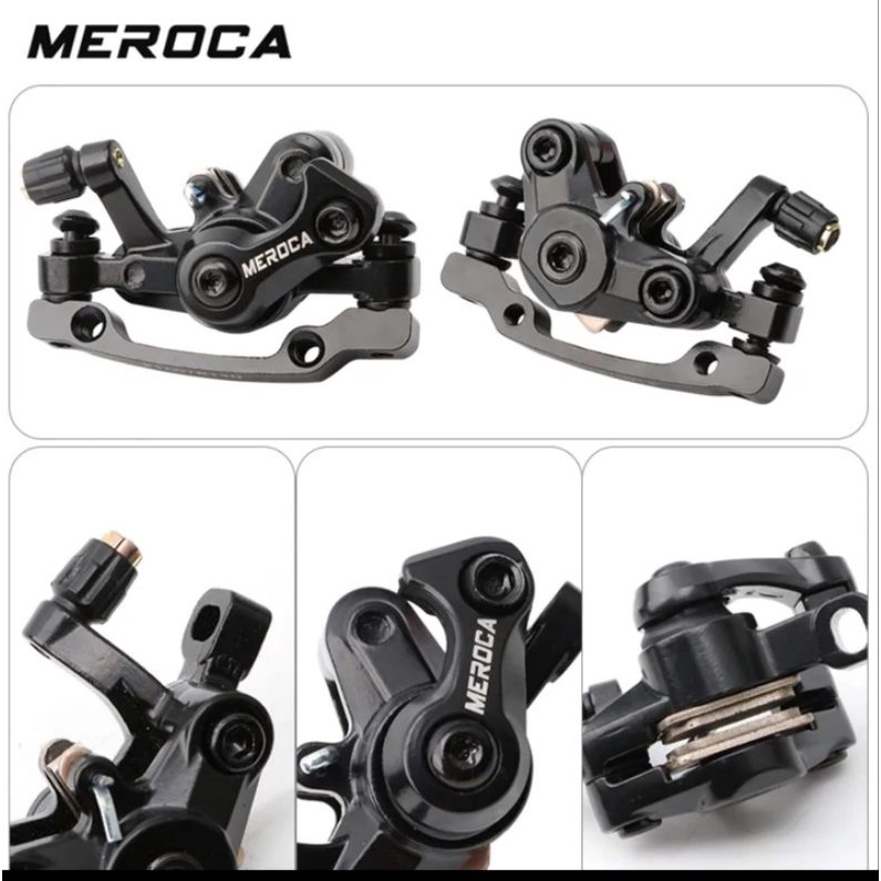 Meroca Caliper Sepeda Rem Cakram Mekanik Kaliper Disc Brake Sepeda