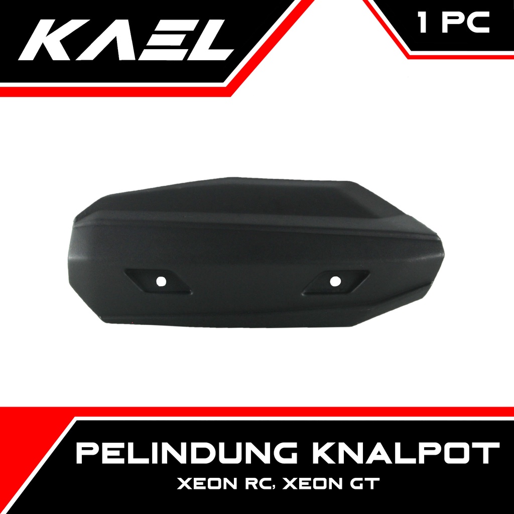 Pelindung Knalpot Xeon 125 RC GT Cover Tutup Penutup Tameng Kenalpot Muffler Exhaust Hitam