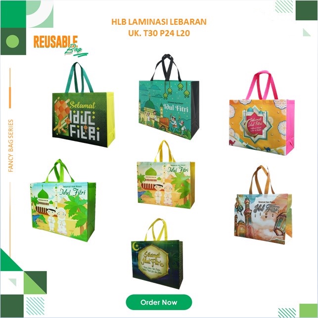 

GROSIR TAS SPUNBOND | GOODIE BAG LEBARAN | TAS PARCEL IDUL FITRI LAMINASI BESAR 31x40x15
