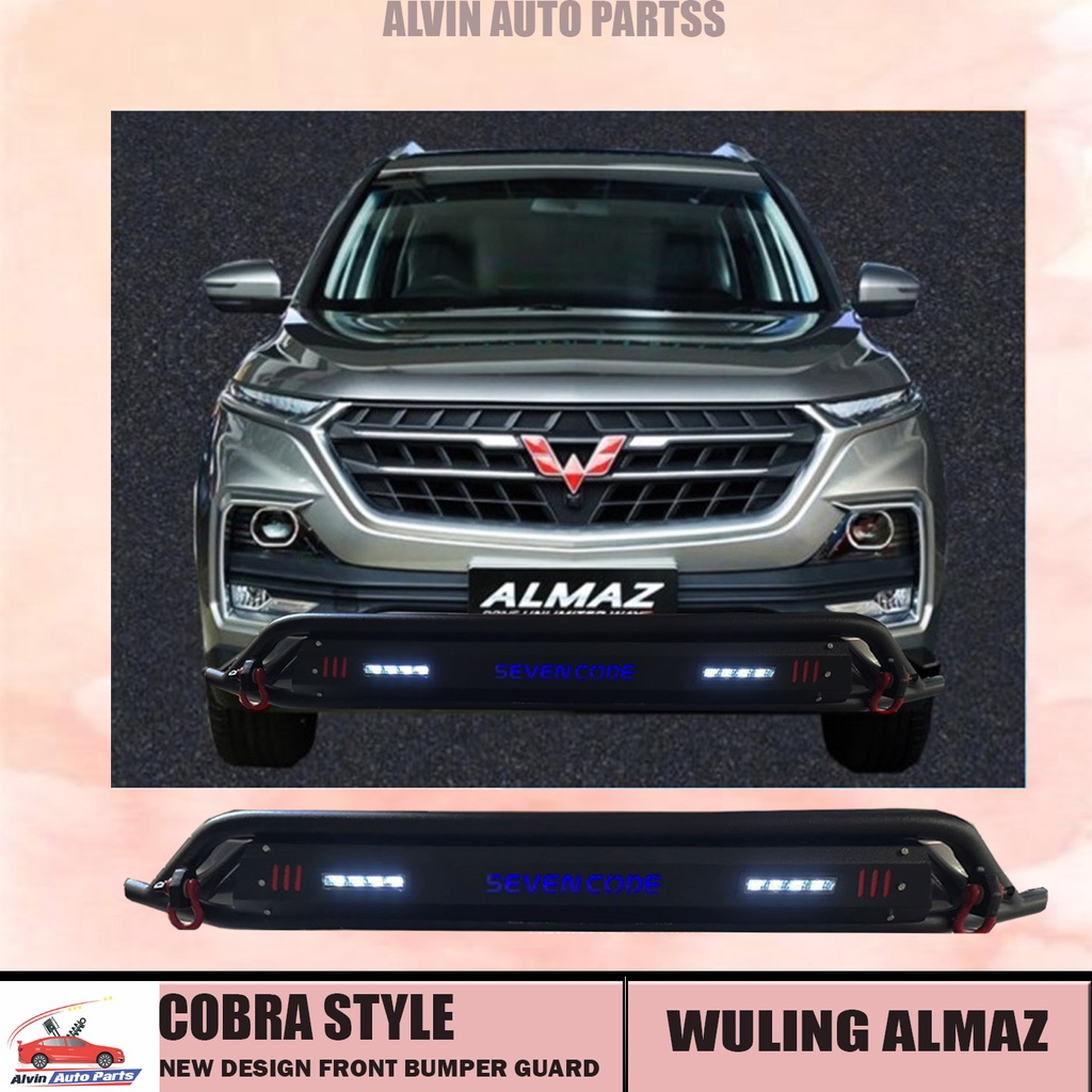 PENGAMAN BUMPER DEPAN WULING ALMAZ