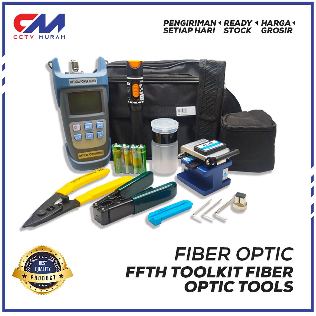 FIBER OPTIC FTTH TOOLKIT / CATV FIBER OPTIC TOOL KIT