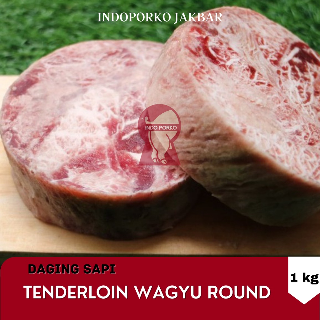 

Wagyu Round Tenderloin Beef Meltique Steak / Daging Sapi Meltik