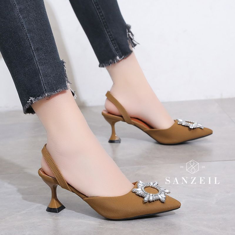 Heels Wanita GO1991 Heels Donna Heels Cocok untuk Pesta Kondangan Kerja