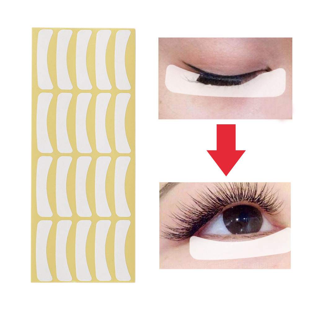 Eyepatch Kuning Eyelash Extension Paper Sticker Patch 1 Lembar Eyetape Kertas Extension Stiker Path Eye