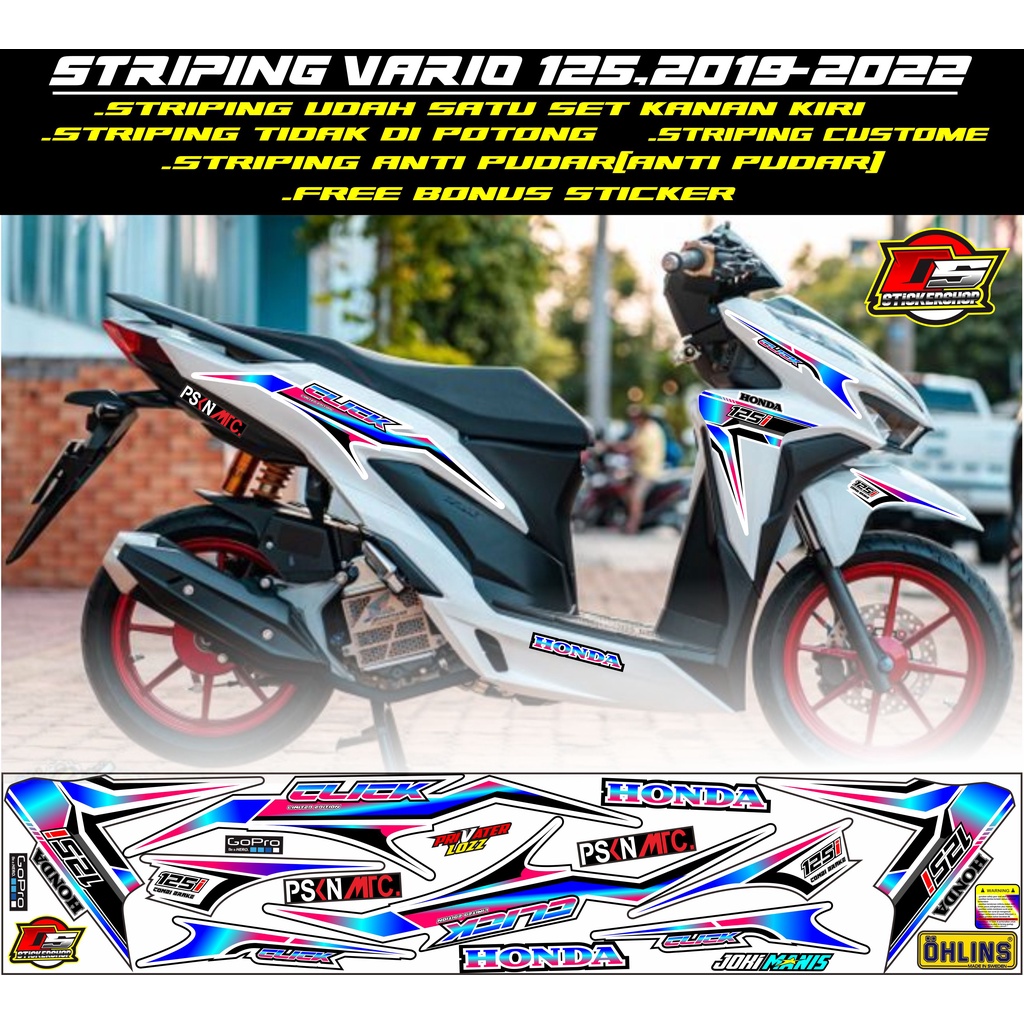 STRIPING VARIO  NEW 2019-2022 VARIASI/STRIPING HONDA VARIO CLICK 125