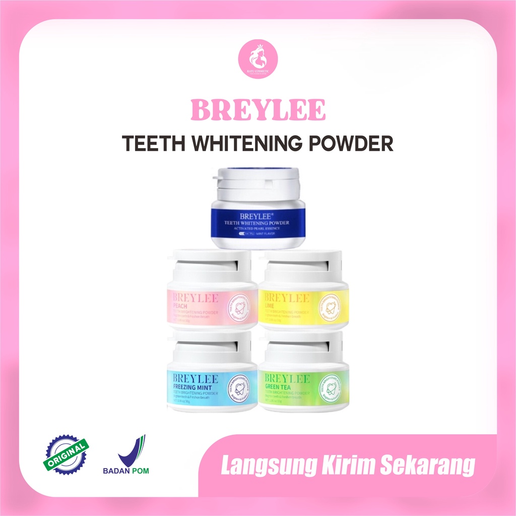 BREYLEE Teeth Whitening Powder odol Pemutih Gigi Dan Karang Gigi 30G