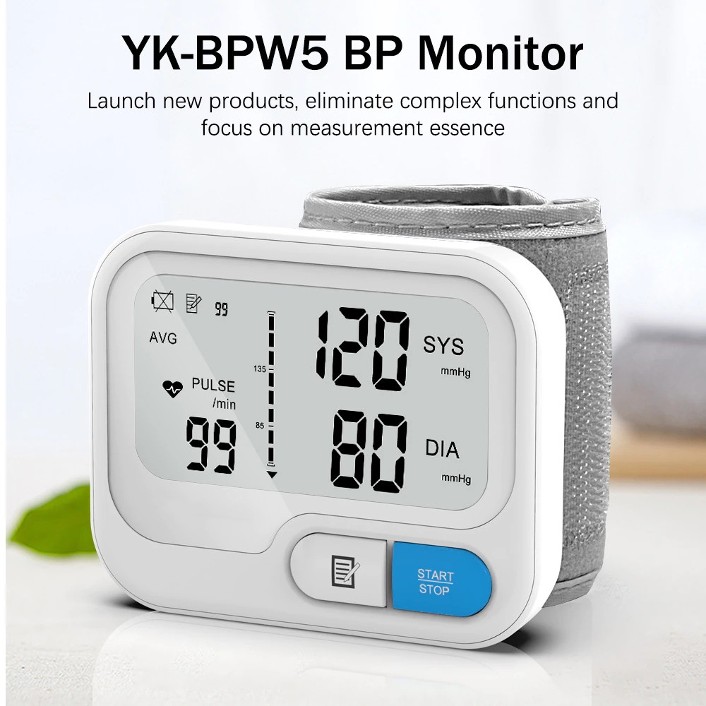 Pengukur Tekanan Darah Tensi Blood Pressure Monitor - YK-BPW5 - White