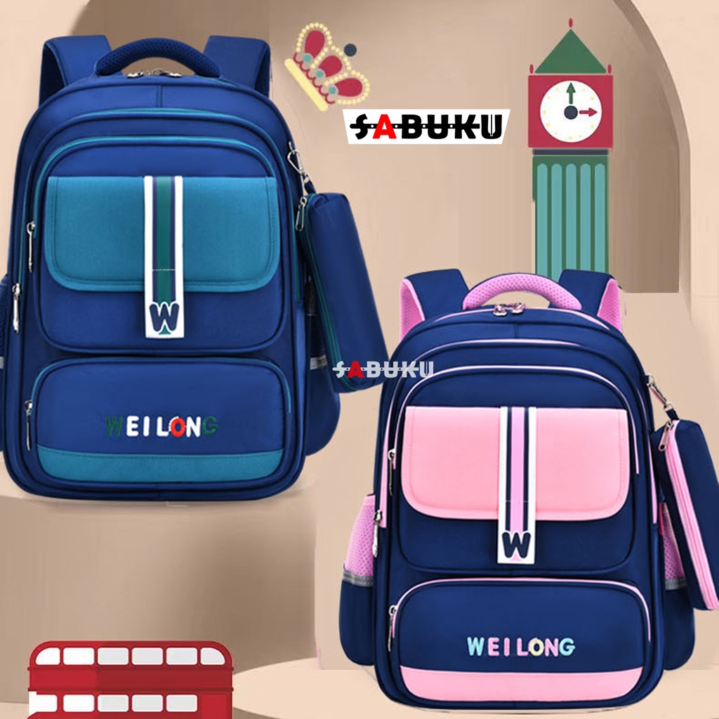 Tas Sekolah Anak Laki Laki Dan Perempuan Sekolah SD SMP SMA BackPack Kapasita Besar Laptop Unisex Tas Punggung Anak Remaja - 289