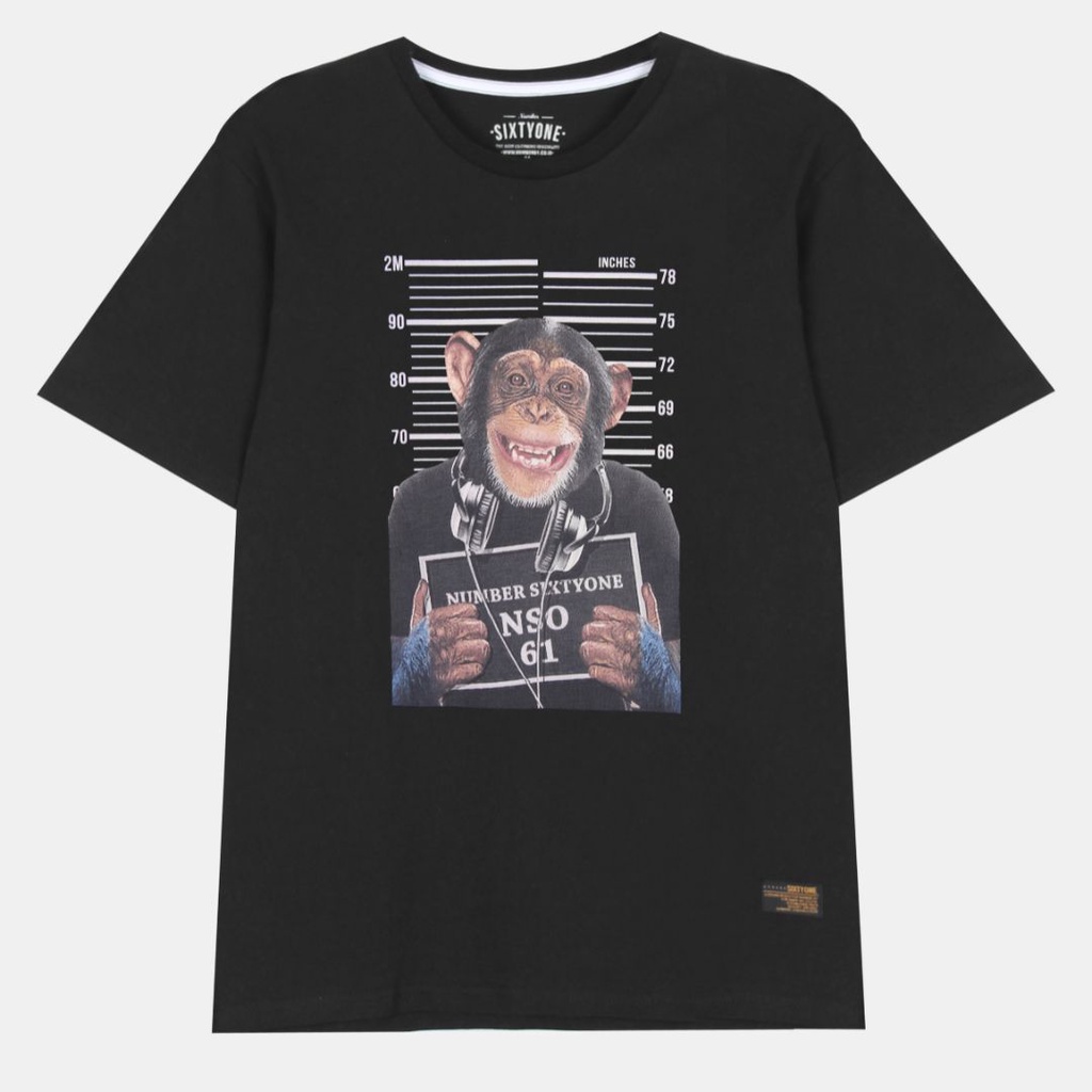 Number 61 Kaos Pria Vertex Ape