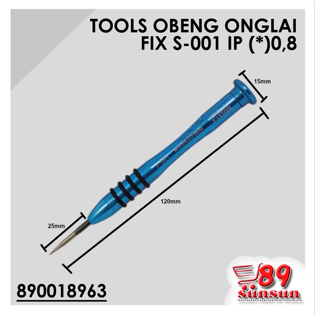 OBENG SATUAN ONGLAI FIXTOOL S-001