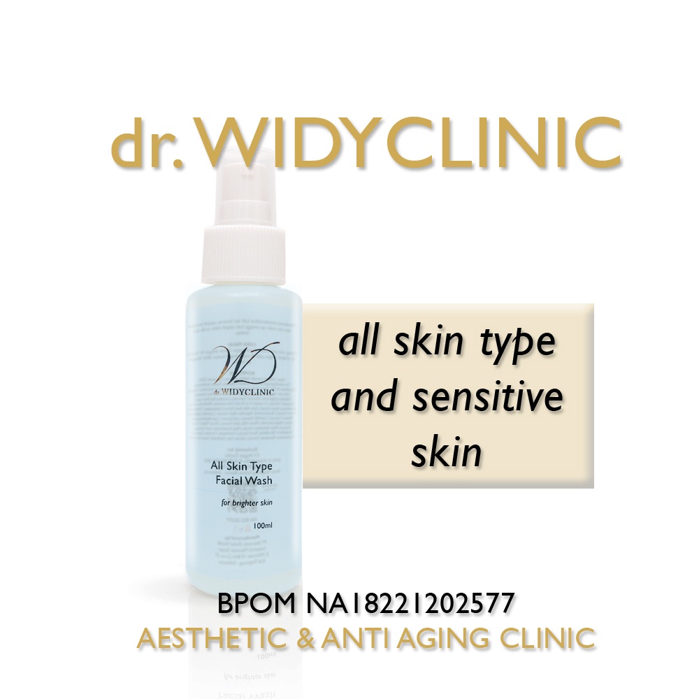 All Skin Type Facial Wash dr Widy Clinic Sabun Wajah Semua Jenis Kulit Glowing Acne Jerawat Mencerahkan BPOM Halal MUI / Pembersih Wajah Brightening Whitening