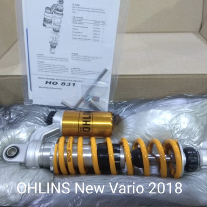 Shock Shockbreaker Ohlins New Vario 150 HO 831 HO831 HO-831 Grs 3 Thn - bagus