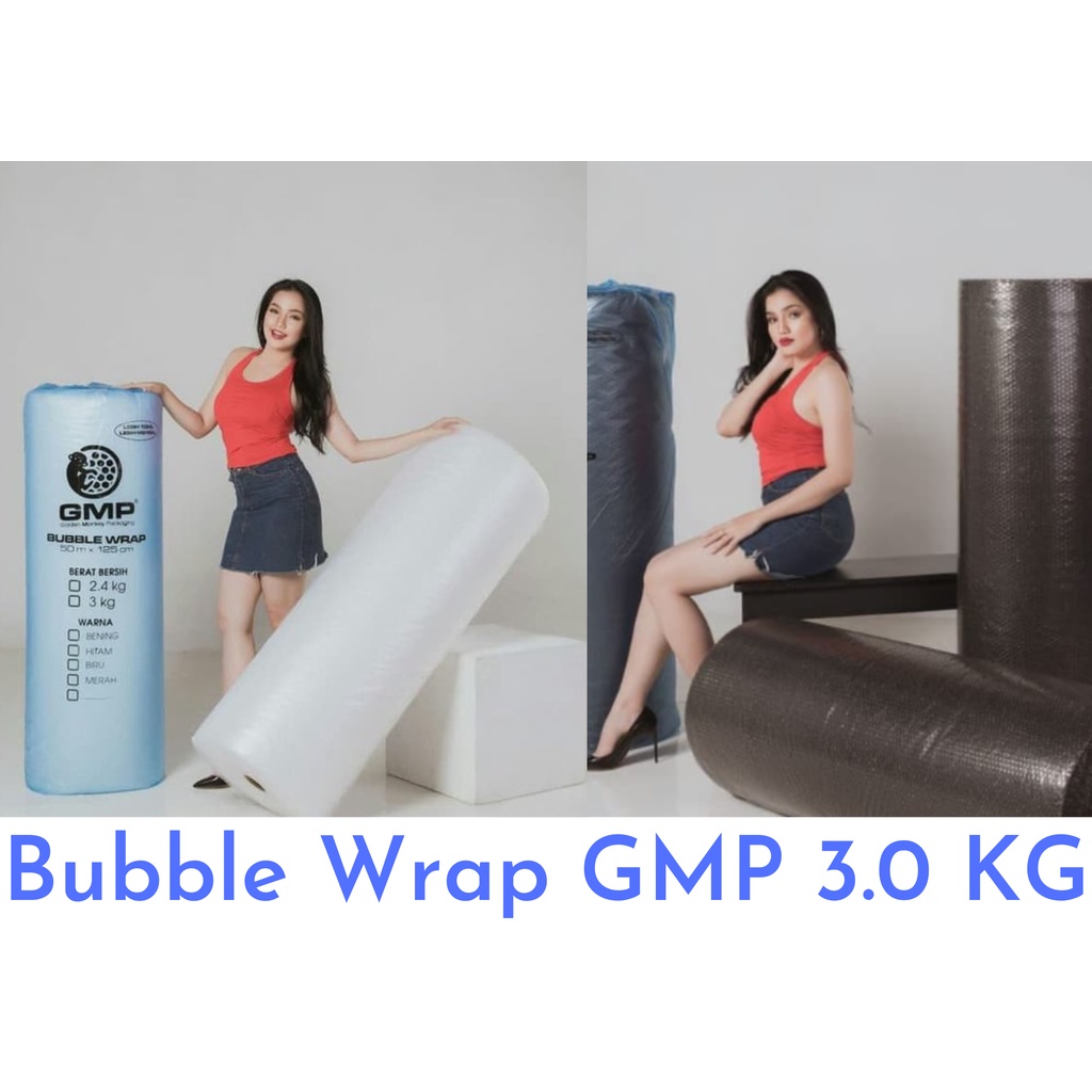 

(via OJOL) Bubble Wrap GMP 3.0 KG warna HITAM dan PUTIH - bubble murah - bubble tebal - bubble wrap Golden Monkey Packaging