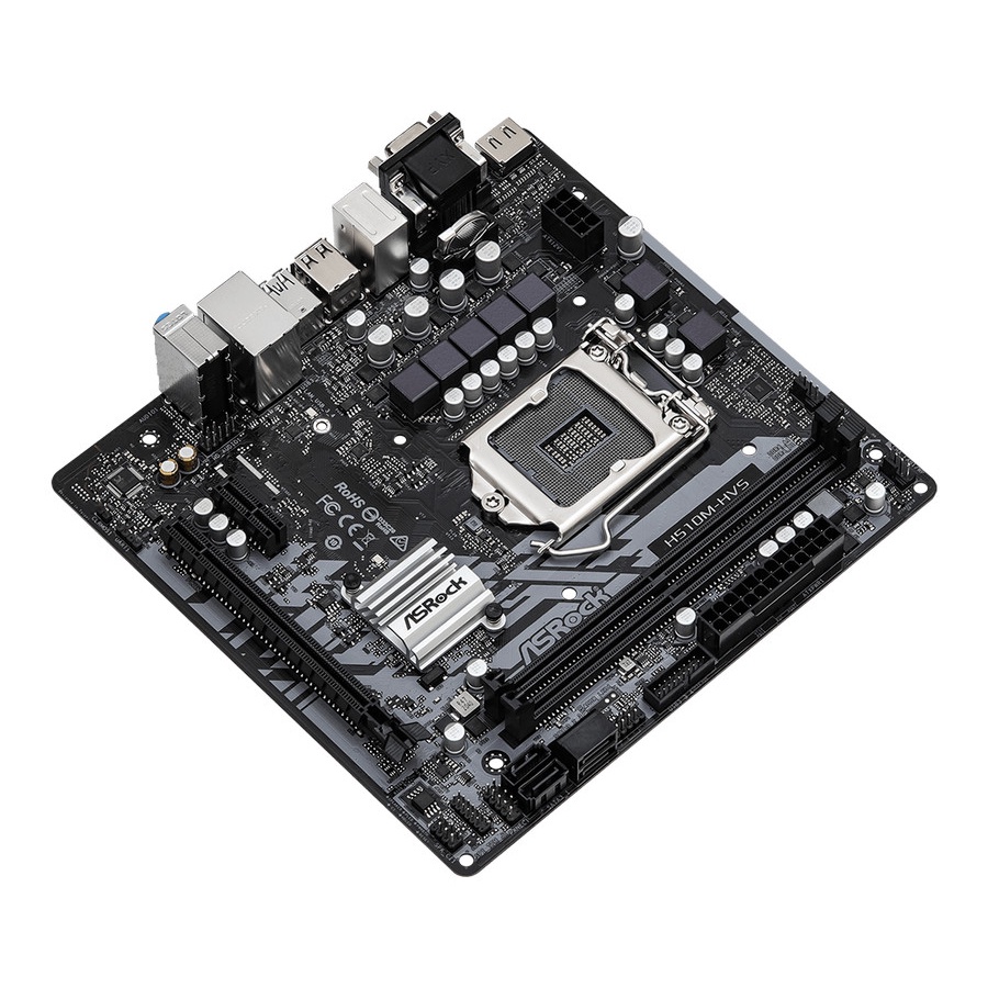 MOTHERBOAD ASROCK H510M HVS R2.0 LGA 1200 DDR4 USB 3.2 SATA 3