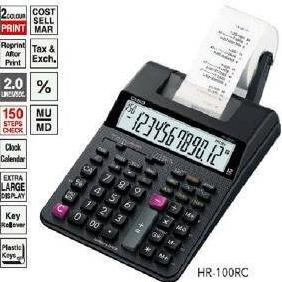 

CASIO HR-100 RC - Calculator Printing/Kalkulator Struk/ Print 100RC