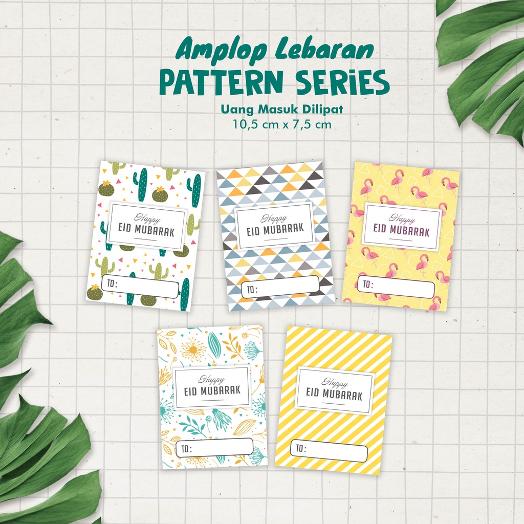 

Amplop Lebaran Pattern Series Kecil (10 pcs)