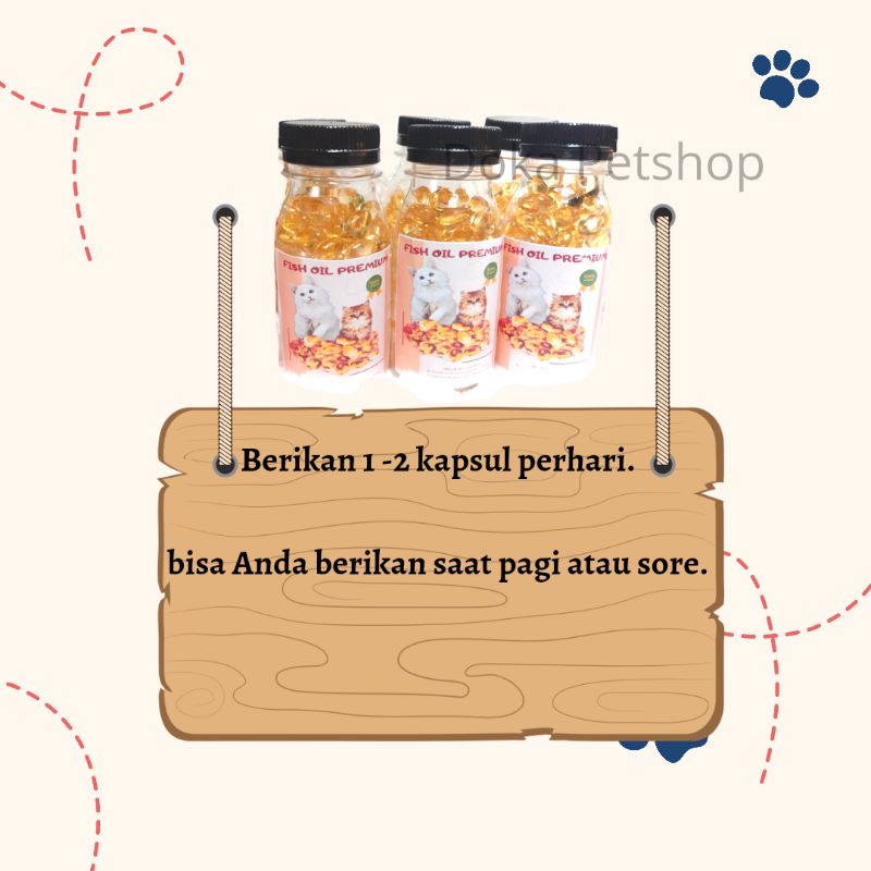 Minyak Ikan Kucing Premium Fish Oil