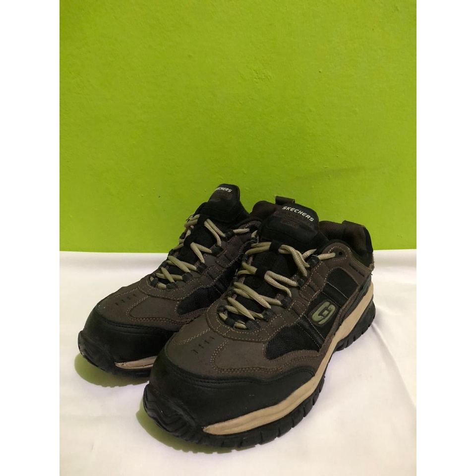 Sepatu safety pria SKECHERS SAFETY SHOES SN:77013