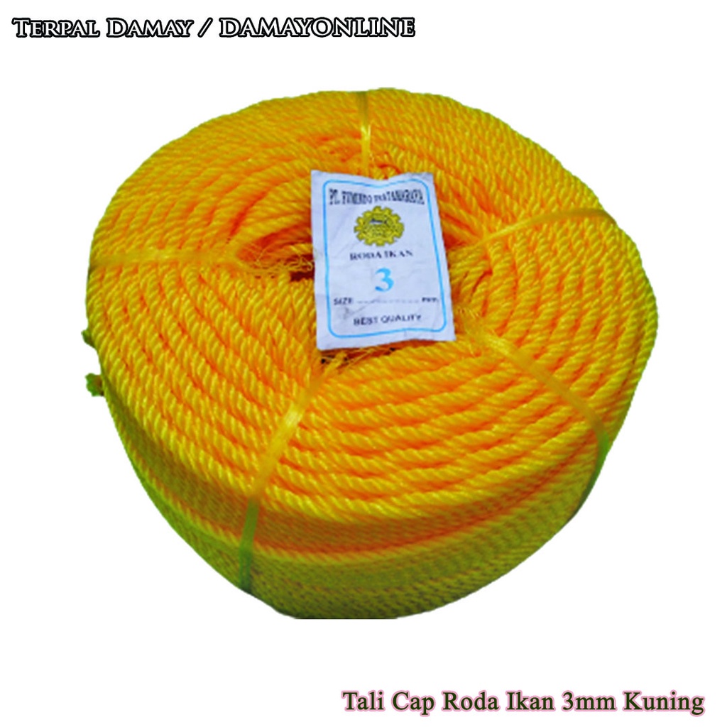 

Tali Tambang 3mm Kuning / Rol ( Harga Per Rol )