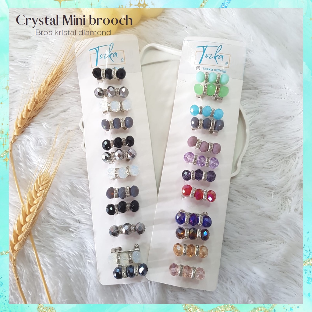 [12 Pcs] Bros kristal diamond