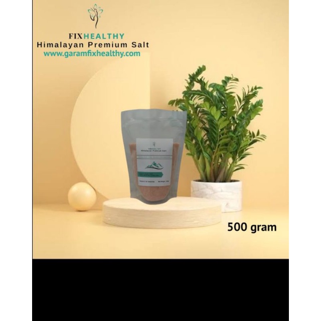 

Himalayan Pink Salt 500 gr By FIXHEALTHY