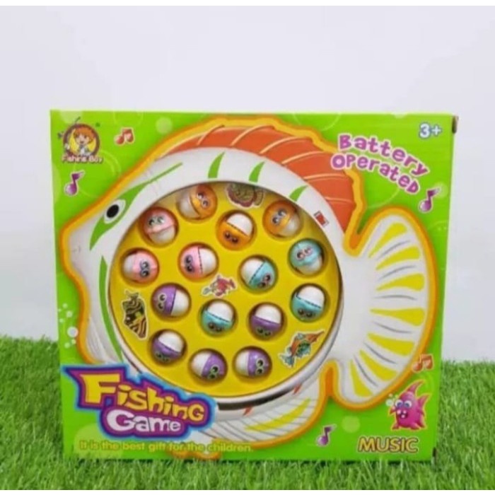 mainan anak  Mainan anak pancingan ikan mainan fishing game mainan anak laki laki - Besar FISH DUS(K