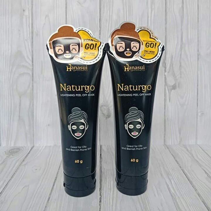 Hanasui Naturgo Lightening Peel Off Mask 60gr BPOM