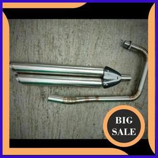 Knalpot Racing Double Titan Full System Benelli Motobi 200 Evo 200 Efi 1M4R23 perkakas