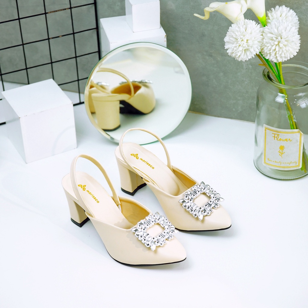 Sandal Wanita Heels Slop B-ZR 07