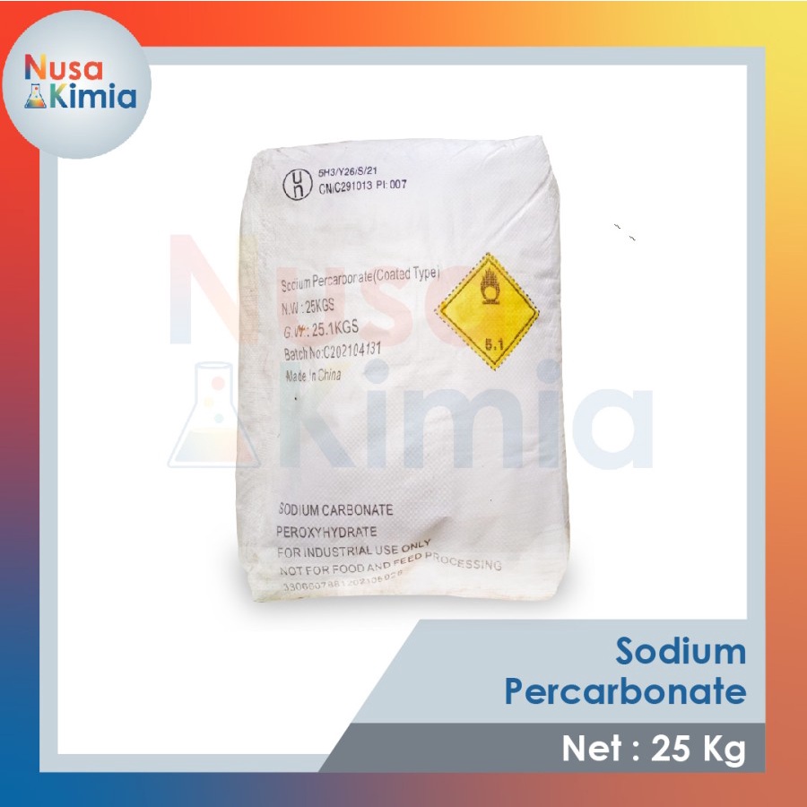 (Instan Only) Sodium Per-carbonate / Oxy Bleach / H2 Powder 25 Kg