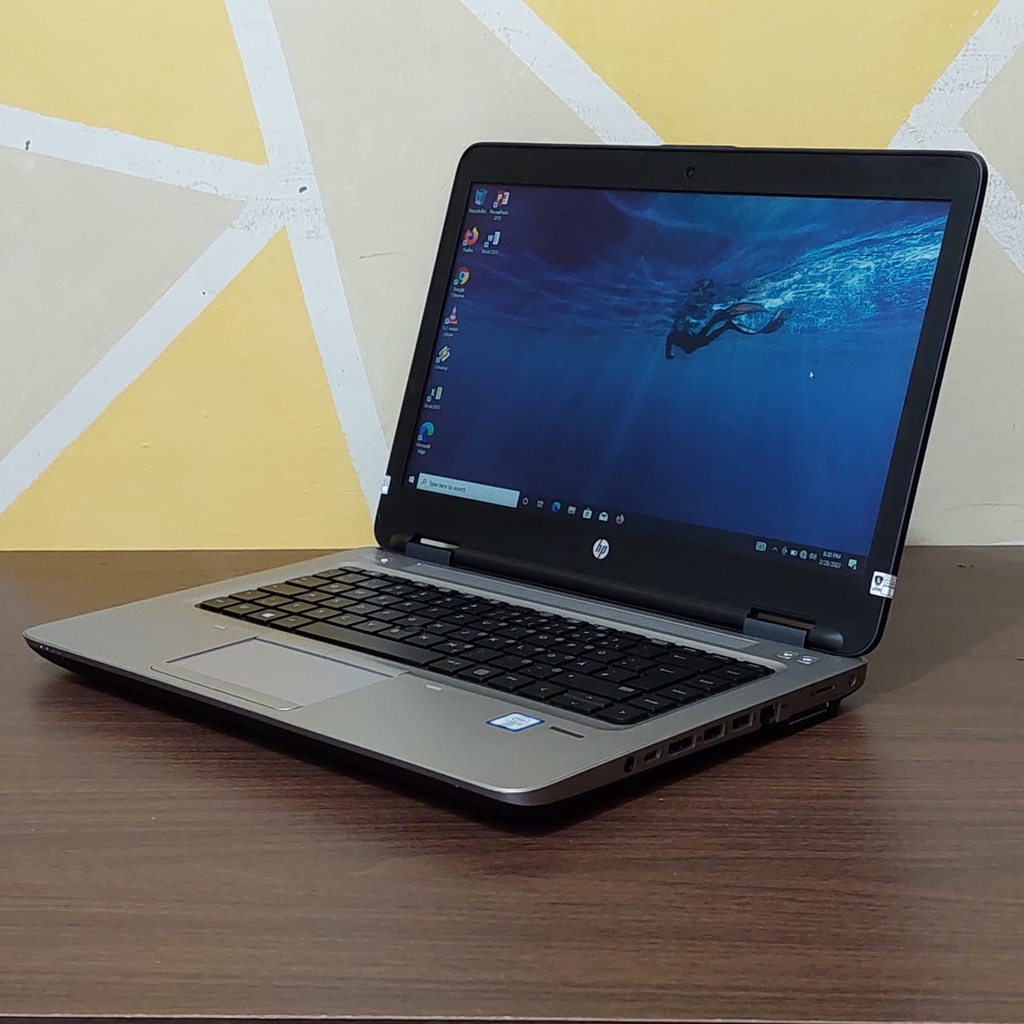 Laptop HP Probook 640 G2 Core i5-6300U 8GB/256GB SSD Win 10 Siap Pakai Murah Berkualitas