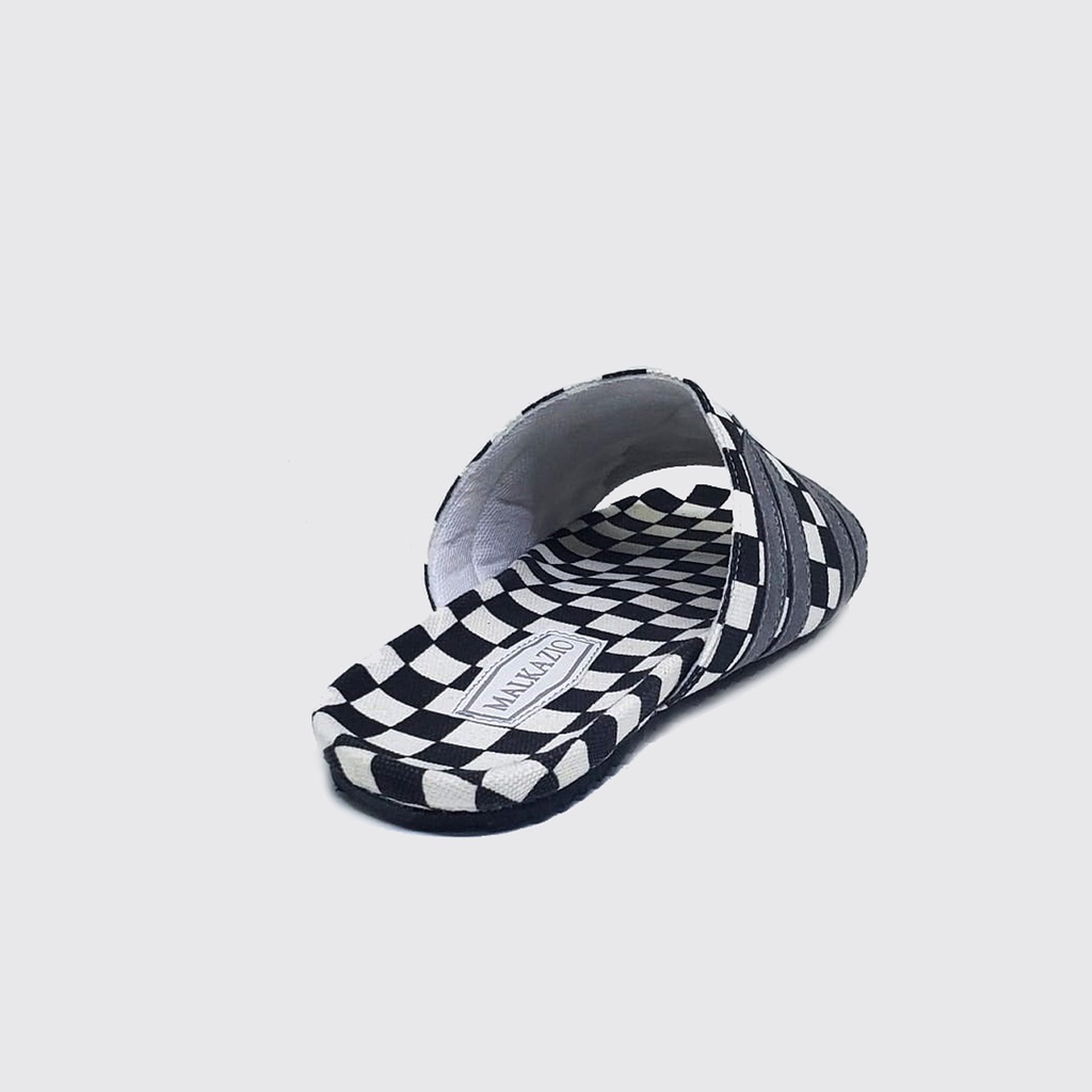 ADMIRAL X ZAGIB CHESS FLAT | Sandal Pria Slide Ukuran Besar Jumbo 43-47 / Sendal Casual Big Size