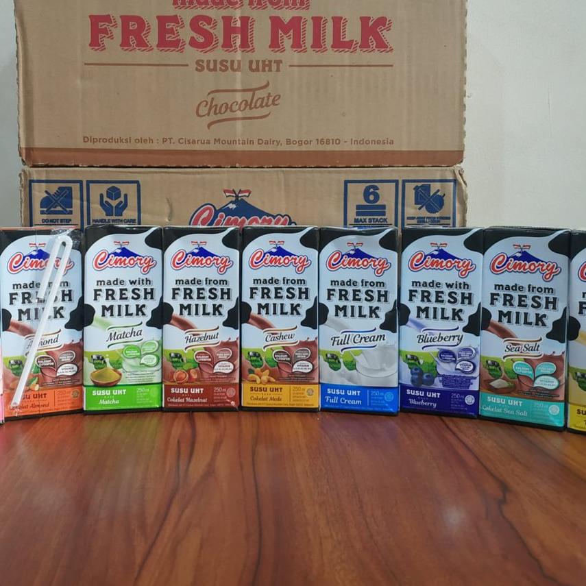 

☛ CIMORY Susu UHT m/w Fresh Milk 250ml (1 karton) ➢