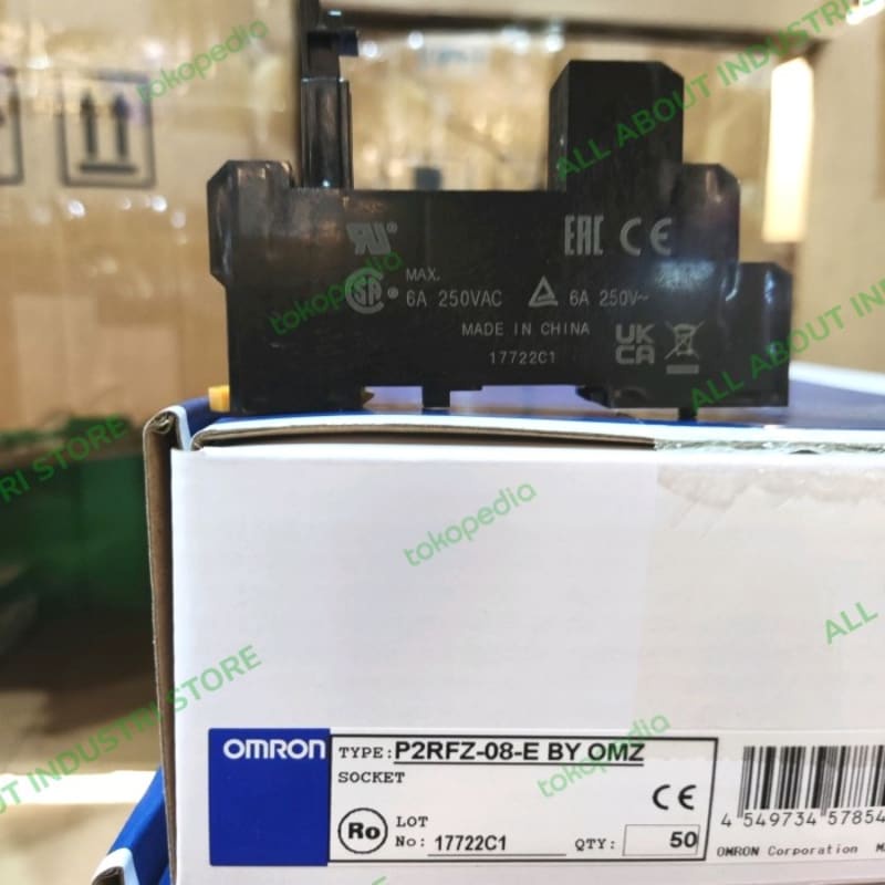 SOCKET RELAY OMRON P2RFZ-08-E SOCKET G2R-2-SN SOCKET OMRON 8 KAKI